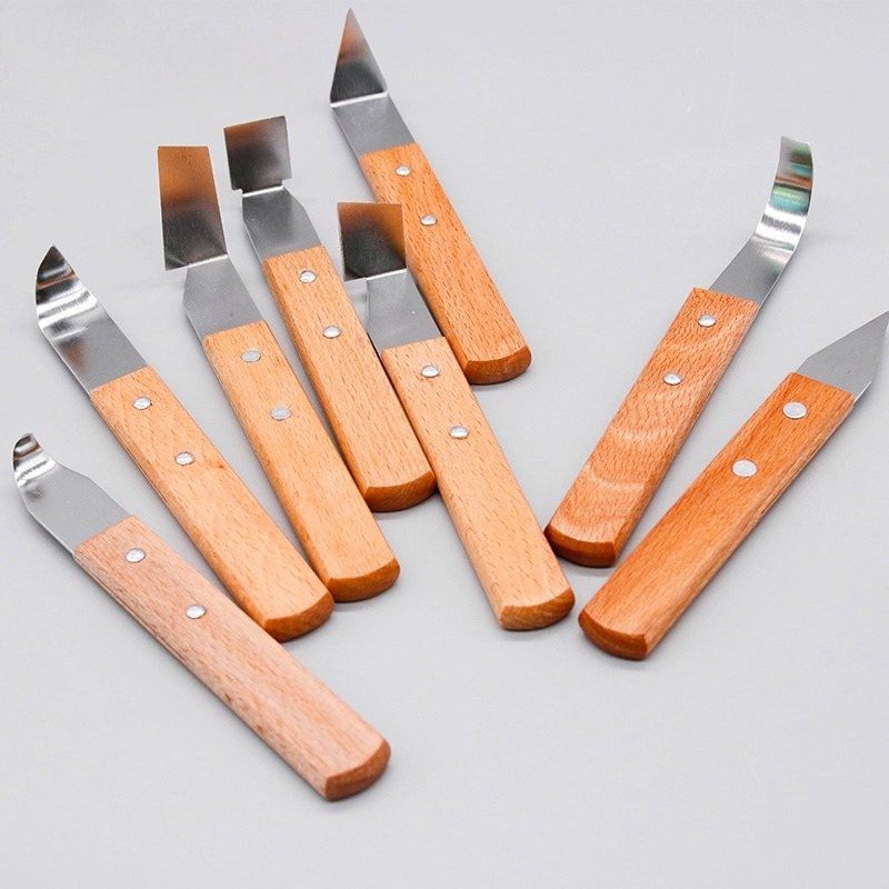 8pcs Pottery Carving Shaping K - Wood Chisel Set ulasan dan harga