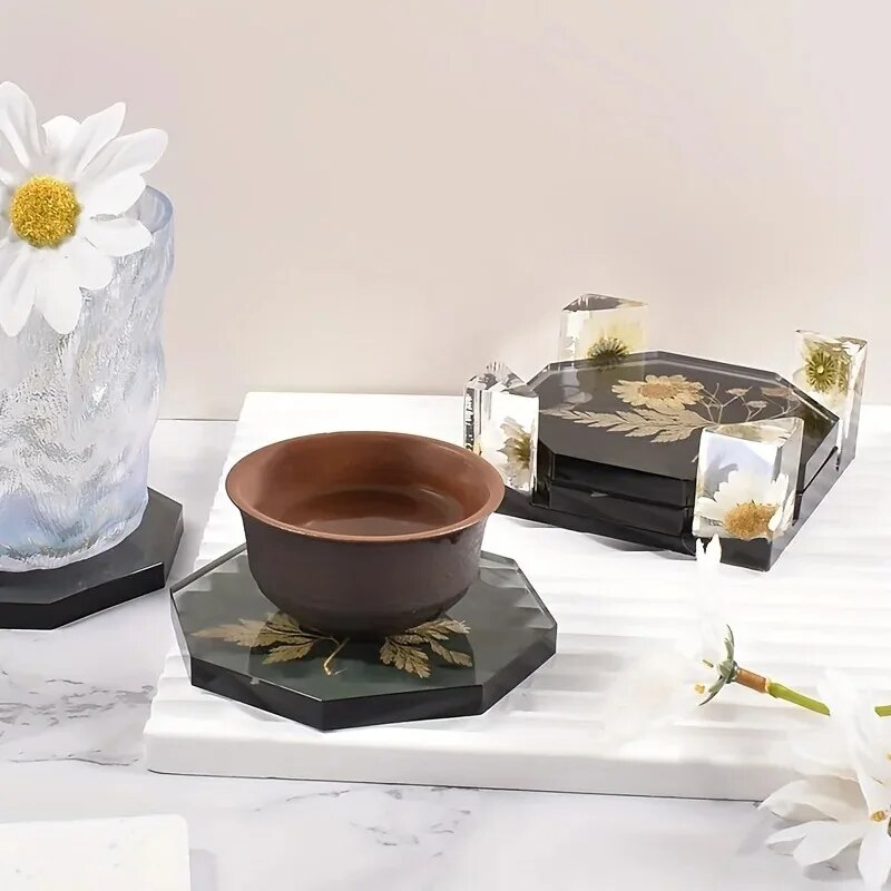 Coaster Resin Molds Set Includ - Woodworking Resin ulasan dan harga