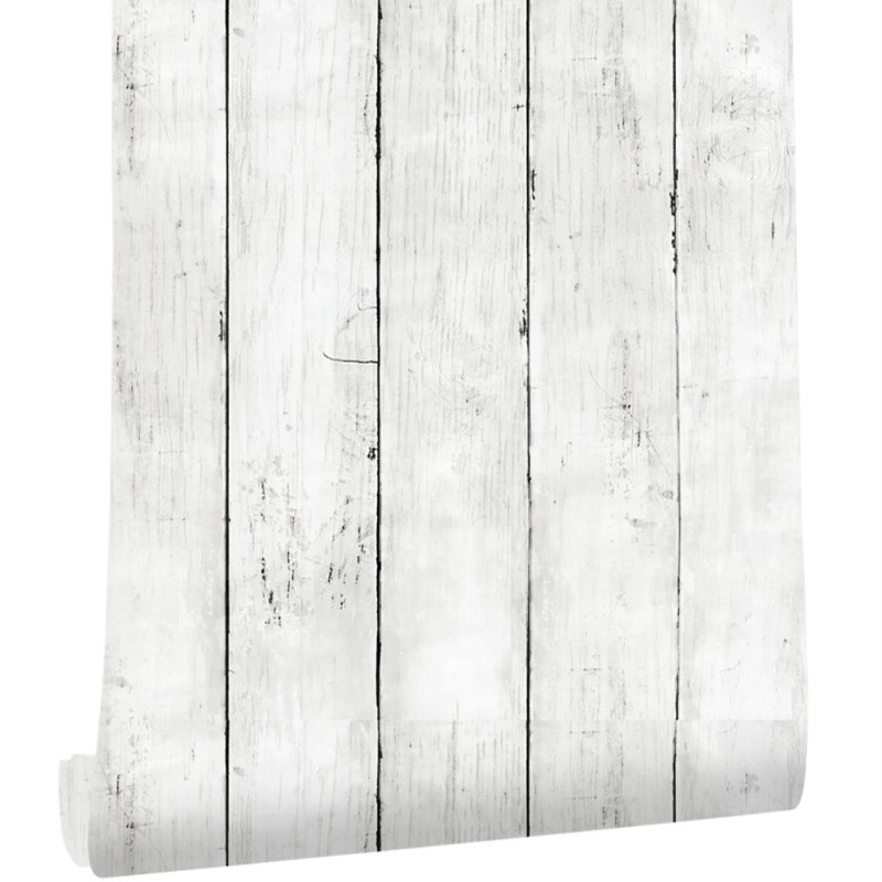 Ivory White Retro Imitation Wo - Woodworking Wallpaper ulasan dan harga