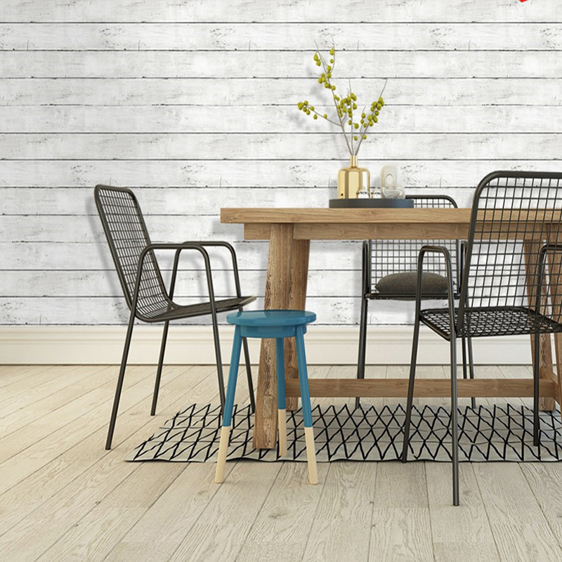 Ivory White Retro Imitation Wo - Woodworking Wallpaper ulasan dan harga