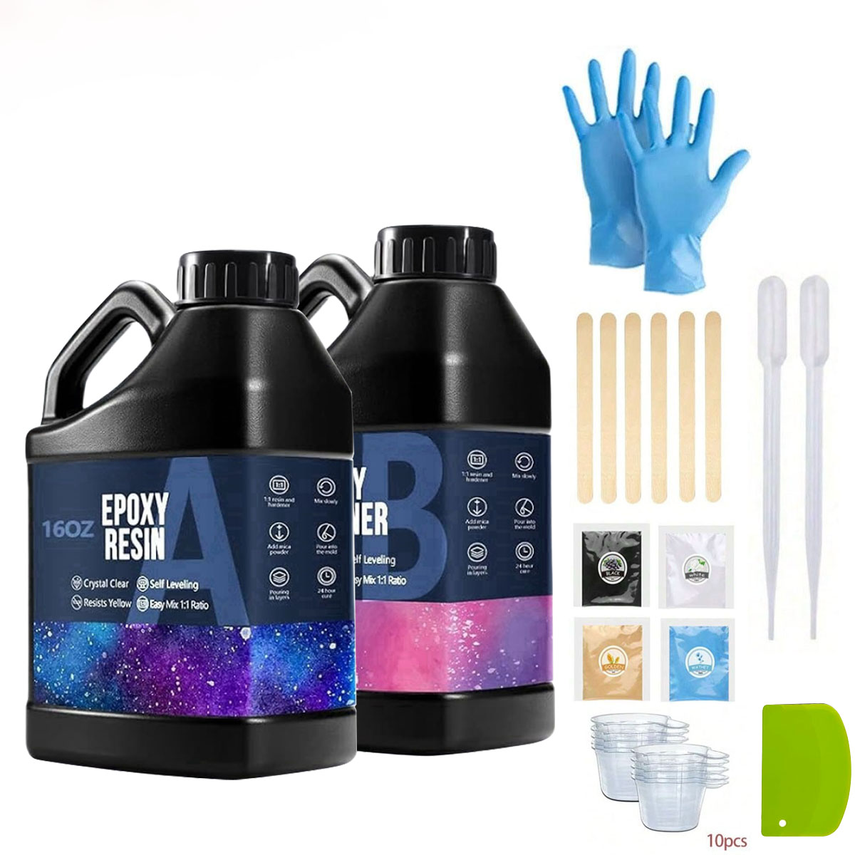 1000ml Crystal Clear Epoxy Res - Woodworking Resin ulasan dan harga